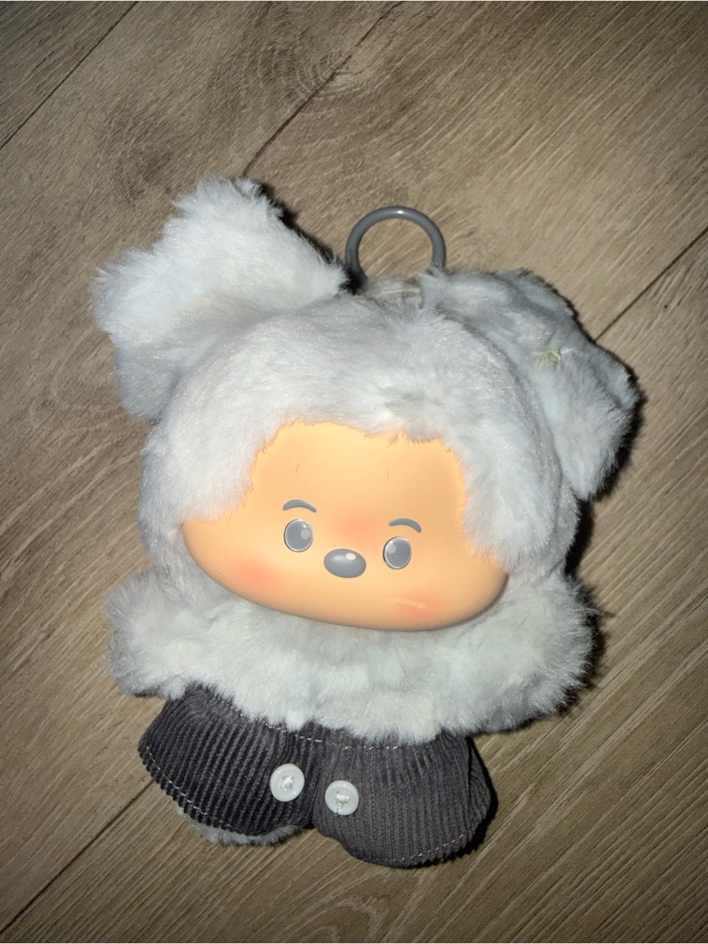 Miniso Disney Mickey Mouse Head In The Clouds Thunder Cloud Vinyl Plush Keychain